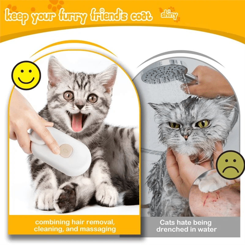 Steam Grooming Brush - PAWSTHENTICS