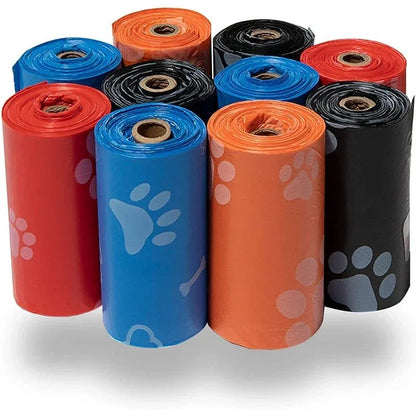 120 Rolls Dog Poop Bag Outdoor Cleaning Poop Bag Outdoor Clean Pets Supplies for Dog 15Bags/Roll Refill Garbage Bag Pet Supplies - PAWSTHENTICS