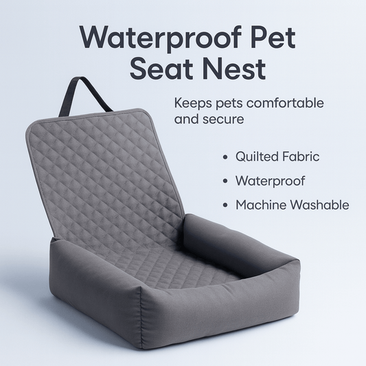 1PC Waterproof Dog Car Seat Cover Nest Pets Travel Carrying Car Mat Baskets - PAWSTHENTICS
