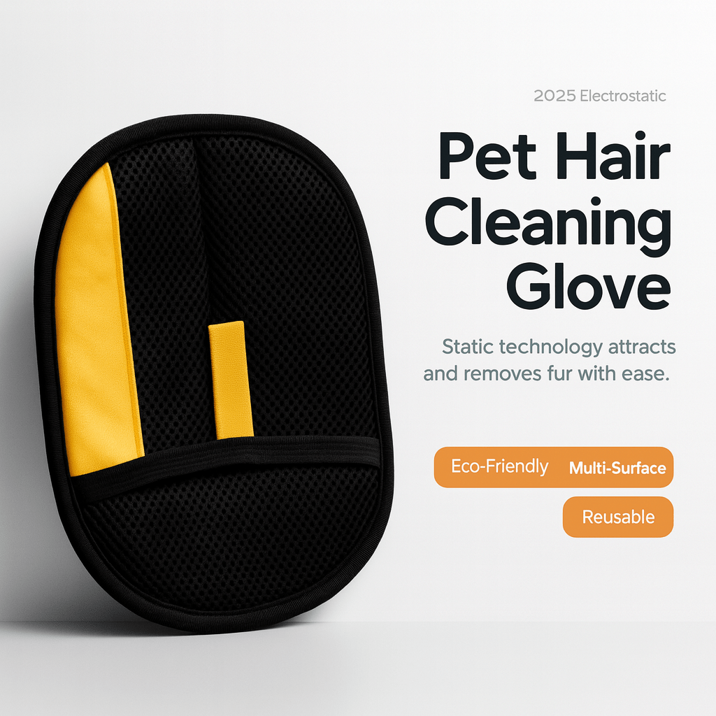 2025 Electrostatic Pet Hair Removal Gloves - Reusable for Cats & Dogs - PAWSTHENTICS