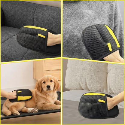 2025 Electrostatic Pet Hair Removal Gloves - Reusable for Cats & Dogs - PAWSTHENTICS