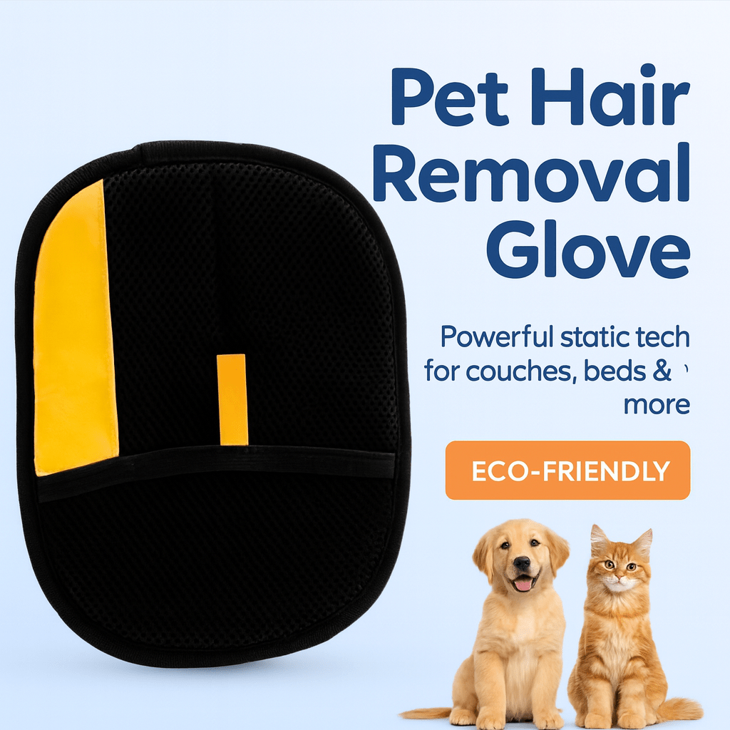 2025 Electrostatic Pet Hair Removal Gloves - Reusable for Cats & Dogs - PAWSTHENTICS