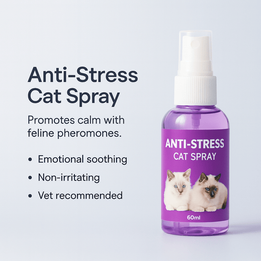 60ml calming spray Feline anti stress pheromone emotional soothing spray Health Cleaning Supplies for Cats - PAWSTHENTICS
