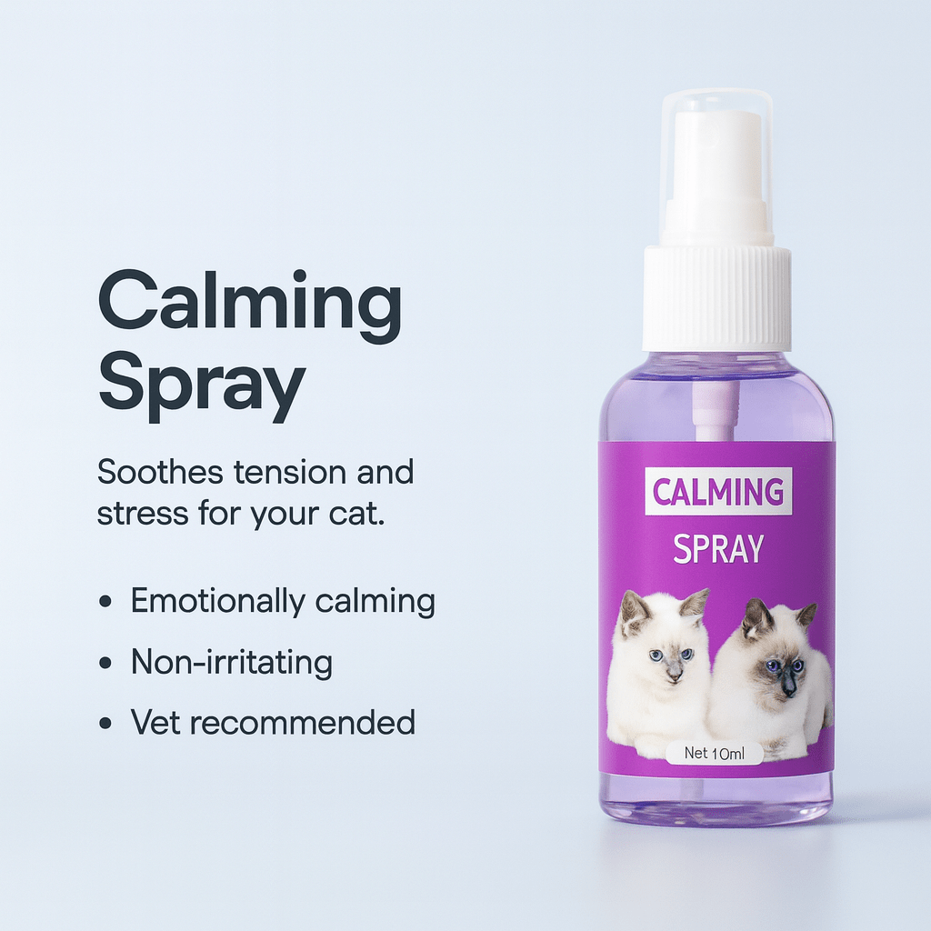 60ml calming spray Feline anti stress pheromone emotional soothing spray Health Cleaning Supplies for Cats - PAWSTHENTICS