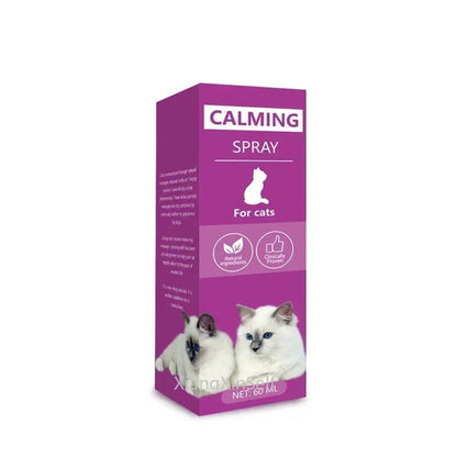 60ml calming spray Feline anti stress pheromone emotional soothing spray Health Cleaning Supplies for Cats - PAWSTHENTICS