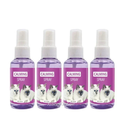 60ml calming spray Feline anti stress pheromone emotional soothing spray Health Cleaning Supplies for Cats - PAWSTHENTICS