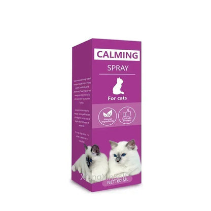 60ml calming spray Feline anti stress pheromone emotional soothing spray Health Cleaning Supplies for Cats - PAWSTHENTICS