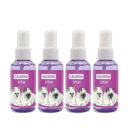 60ml calming spray Feline anti stress pheromone emotional soothing spray Health Cleaning Supplies for Cats - PAWSTHENTICS