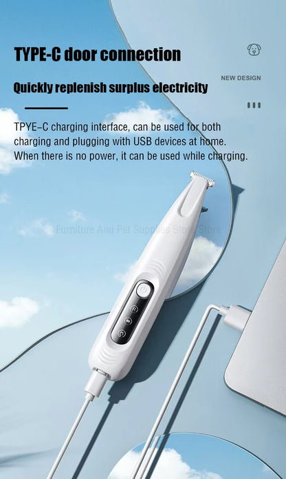 New Dog Paw Trimmer with LED Light