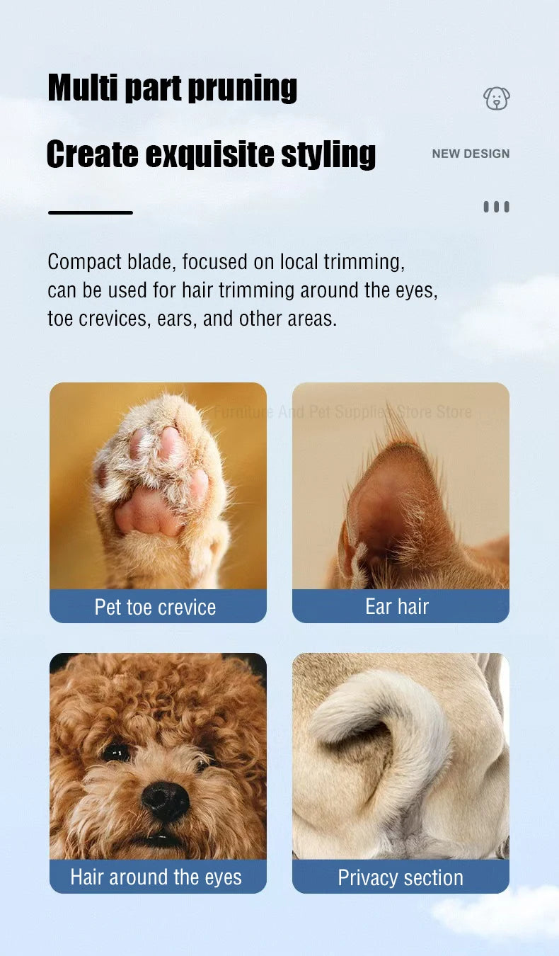 New Dog Paw Trimmer with LED Light