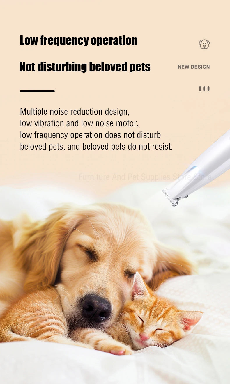 New Dog Paw Trimmer with LED Light