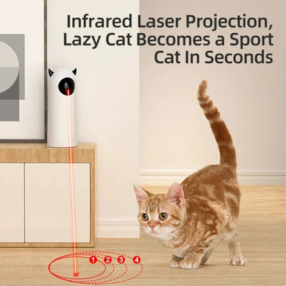 Automatic Cat Toys Interactive Smart Teasing Pet LED Laser - PAWSTHENTICS