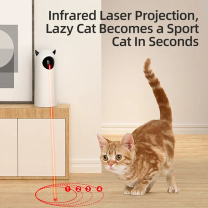 Automatic Cat Toys Interactive Smart Teasing Pet LED Laser - PAWSTHENTICS