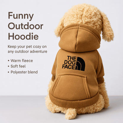 Autumn and winter sweater cowboy pocket two - legged clothes sports wind pet clothes dog cat pet clothes supplies - PAWSTHENTICS