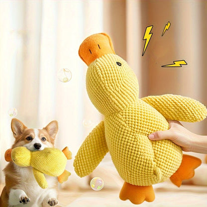 Bite - Resistant Plush Duck Toy with Sound Effects for Small to Medium Dogs - PAWSTHENTICS