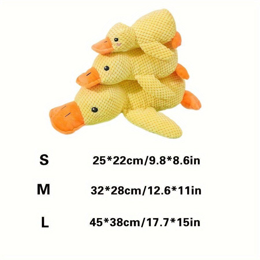 Bite - Resistant Plush Duck Toy with Sound Effects for Small to Medium Dogs - PAWSTHENTICS