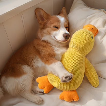 Bite - Resistant Plush Duck Toy with Sound Effects for Small to Medium Dogs - PAWSTHENTICS