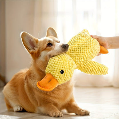 Bite - Resistant Plush Duck Toy with Sound Effects for Small to Medium Dogs - PAWSTHENTICS