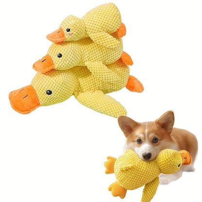 Bite - Resistant Plush Duck Toy with Sound Effects for Small to Medium Dogs - PAWSTHENTICS