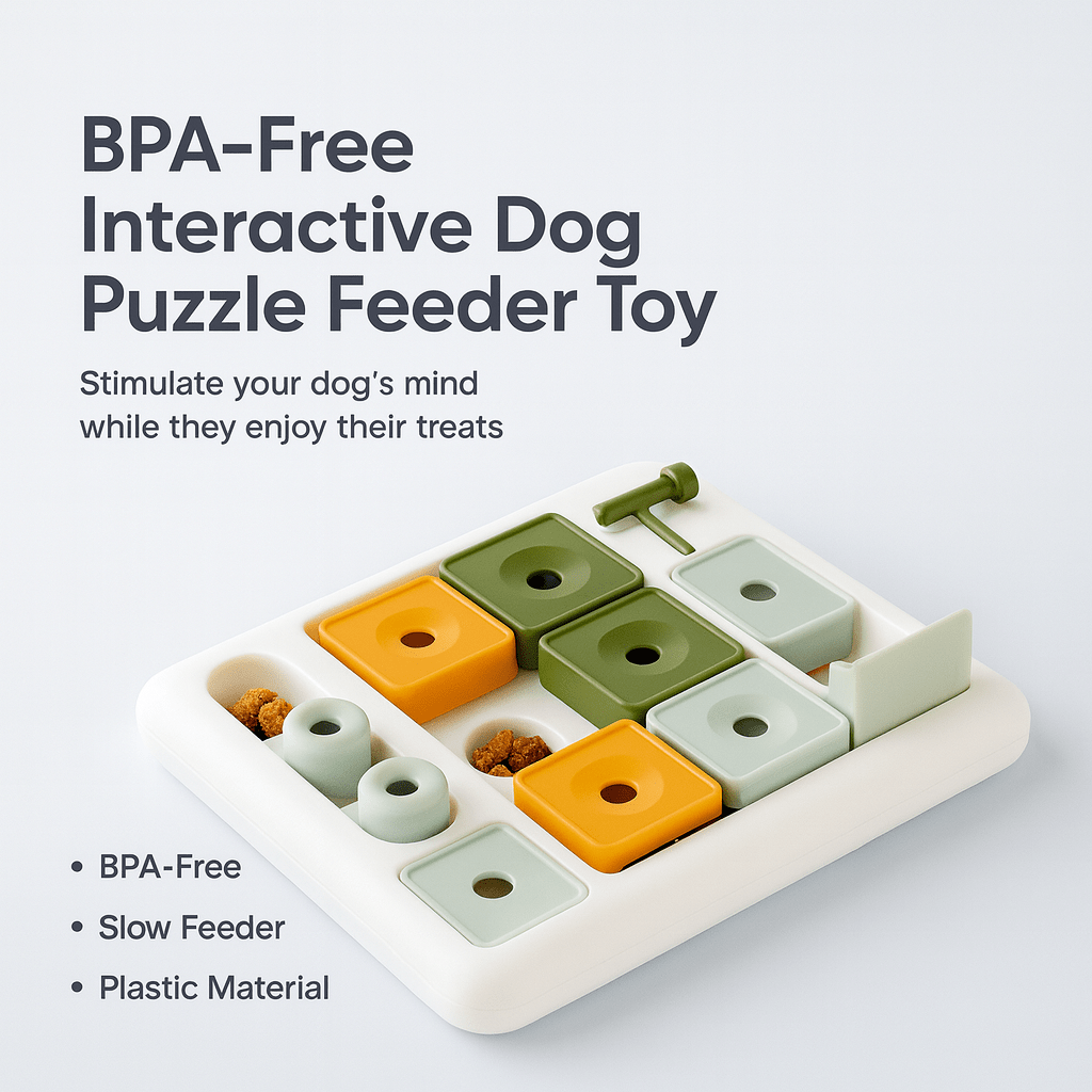 BPA - Free Interactive Dog Puzzle Feeder Toy - PAWSTHENTICS