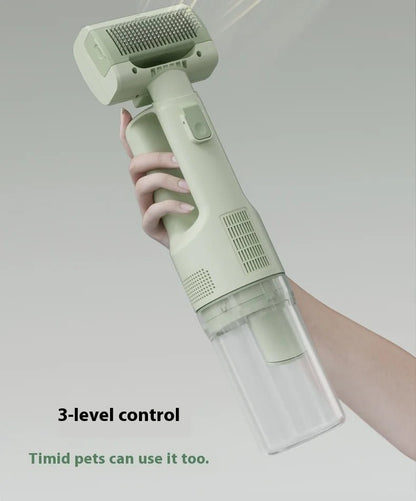 Cat Grooming Vacuum 5Brushes Pet Grooming Kit - PAWSTHENTICS