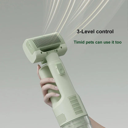 Cat Grooming Vacuum 5Brushes Pet Grooming Kit - PAWSTHENTICS