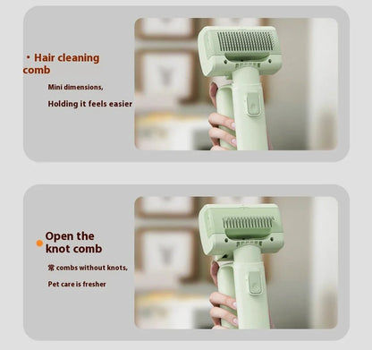 Cat Grooming Vacuum 5Brushes Pet Grooming Kit - PAWSTHENTICS