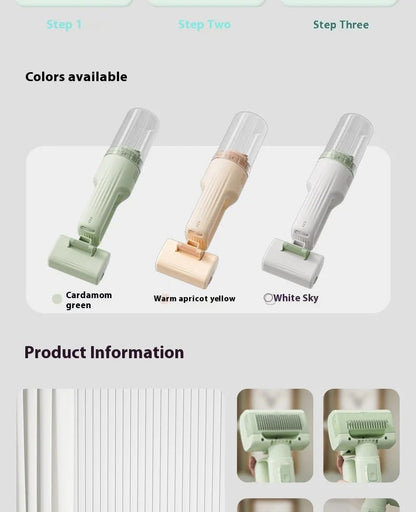 Cat Grooming Vacuum 5Brushes Pet Grooming Kit - PAWSTHENTICS