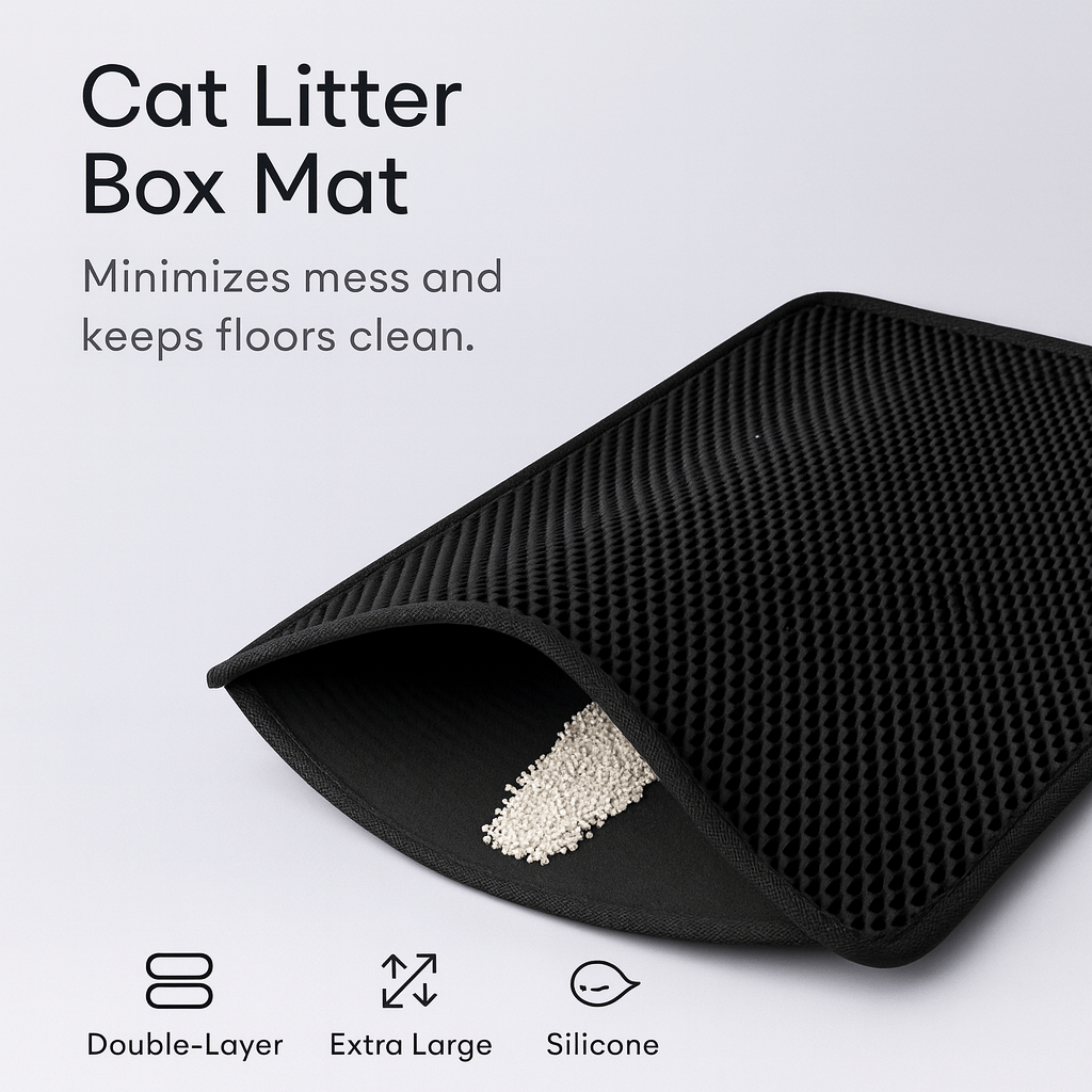Cat Litter Box Mat - PAWSTHENTICS