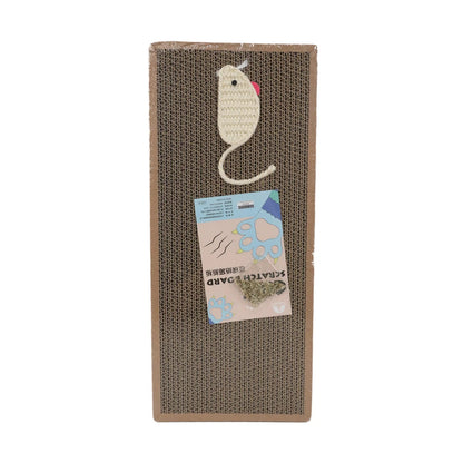 Cat Scratching Board Protect Furniture Grinding Claw Toys Oval Corrugated Paper Wear - resistant Cat Nest Cat Accessories - PAWSTHENTICS