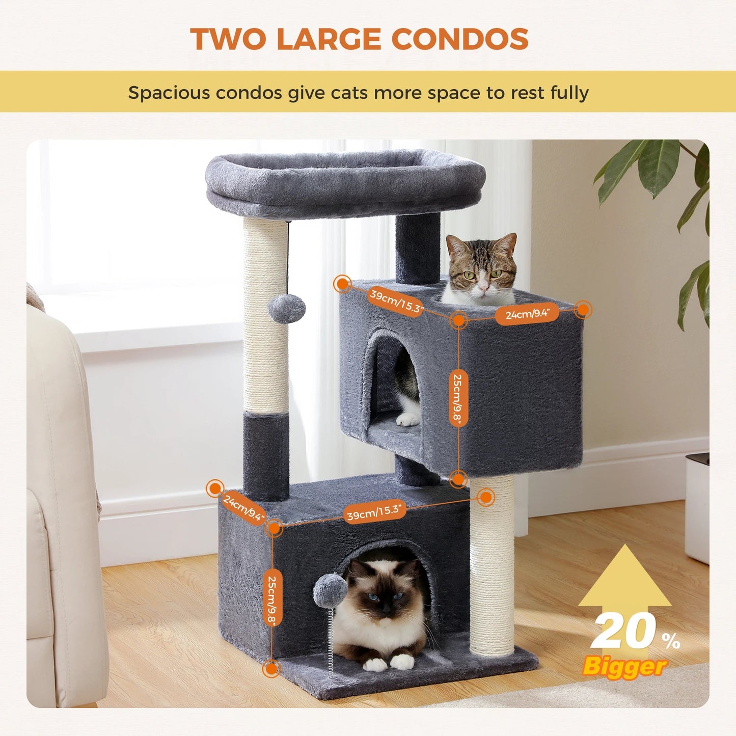 Cozy Cat Lagoon Tree - PAWSTHENTICS