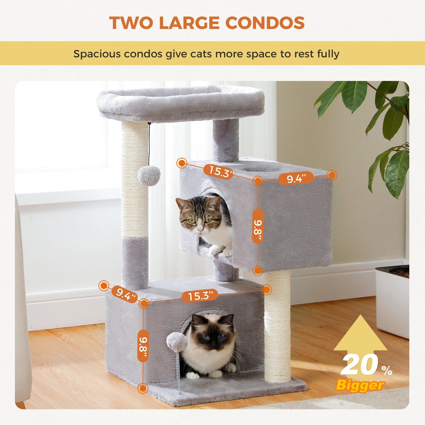 Cozy Cat Lagoon Tree - PAWSTHENTICS
