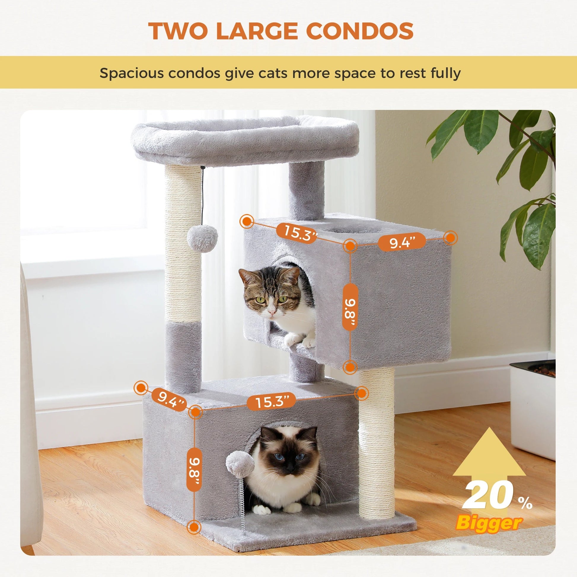Cozy Cat Lagoon Tree - PAWSTHENTICS