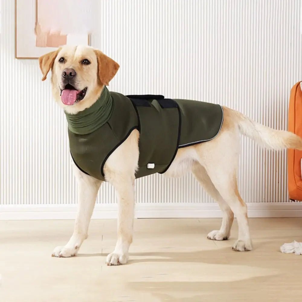 Dog Calming Wrap: Elastic Anxiety Vest with Hoodie - PAWSTHENTICS