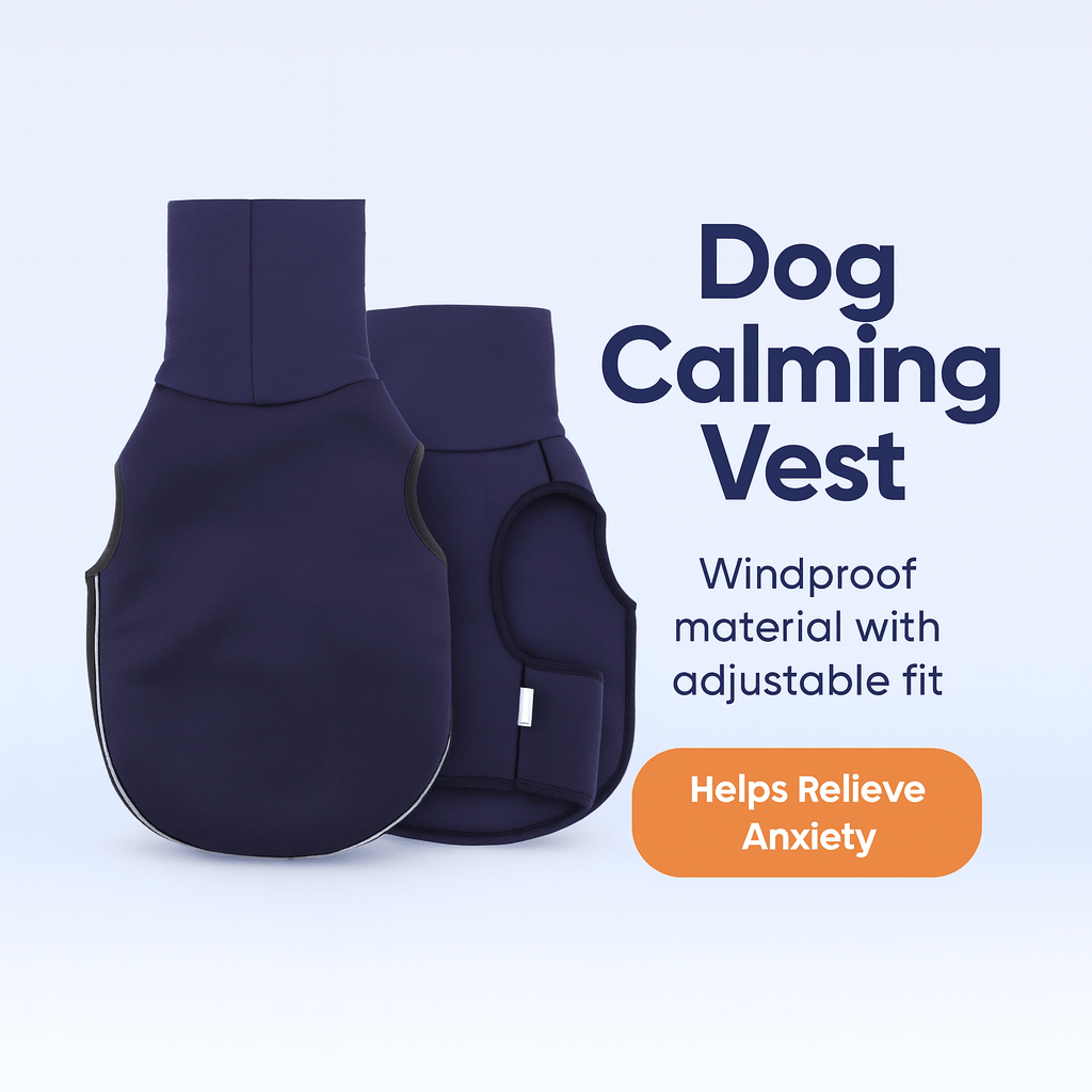 Dog Calming Wrap: Elastic Anxiety Vest with Hoodie - PAWSTHENTICS