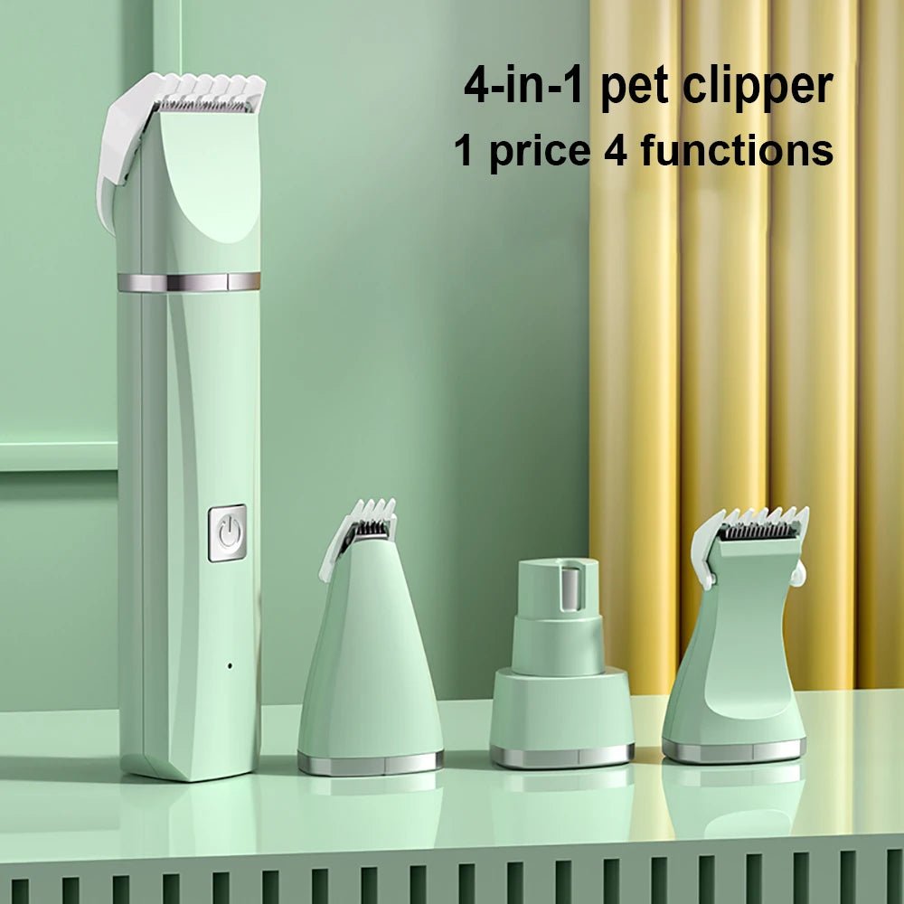 Dog Clipper 3 in 1 Pet Electric Hair Shaver With Cat Nail Grinder Trimmer Dog's Haircut Grooming Tools Cat Claw Cutter - PAWSTHENTICS