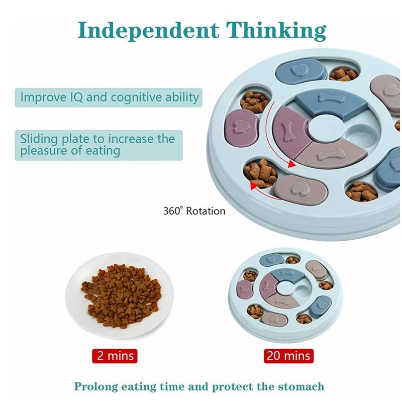 Dog Food Hiding Bowl, Slow Food Training, Dog Educational Toy To Relieve Boredom - PAWSTHENTICS