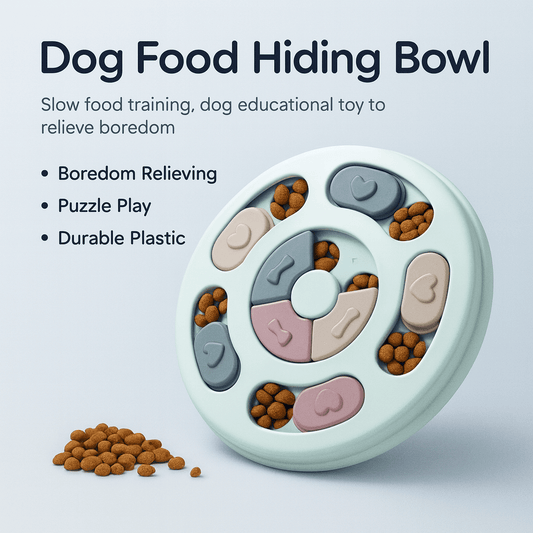 Dog Food Hiding Bowl, Slow Food Training, Dog Educational Toy To Relieve Boredom - PAWSTHENTICS