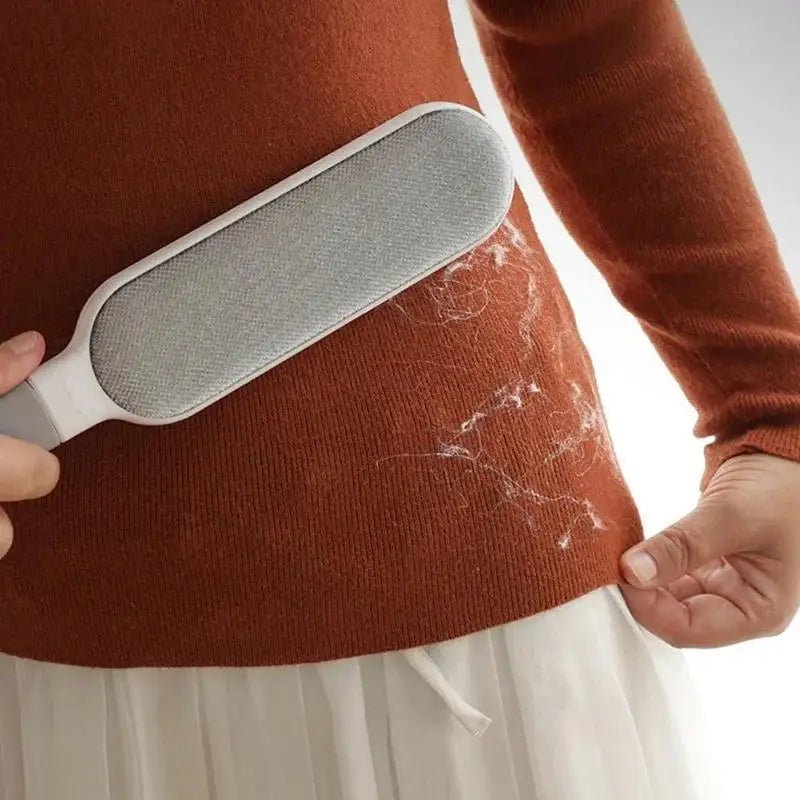 Double - Sided Pet Hair Remover, Manual Electrostatic Sticky Lint Brush, for Cat, Clothing, Sofa, Furniture, Carpet Cleaning - PAWSTHENTICS