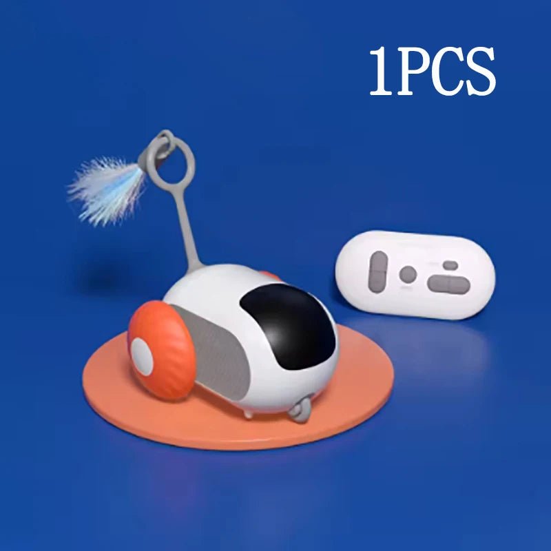 Electric cat toy remote control sports car self entertainment toy suitable for cats indoor interactive intelligent - PAWSTHENTICS