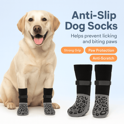 GripGuard™ Dog Socks – 4 Pack - PAWSTHENTICS