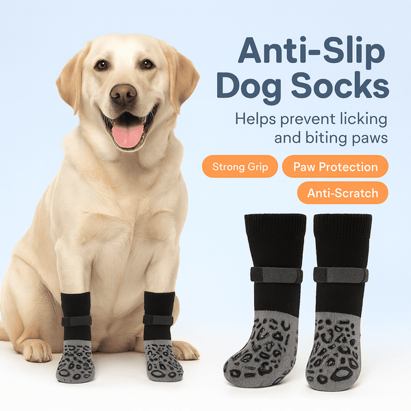 GripGuard™ Dog Socks – 4 Pack - PAWSTHENTICS