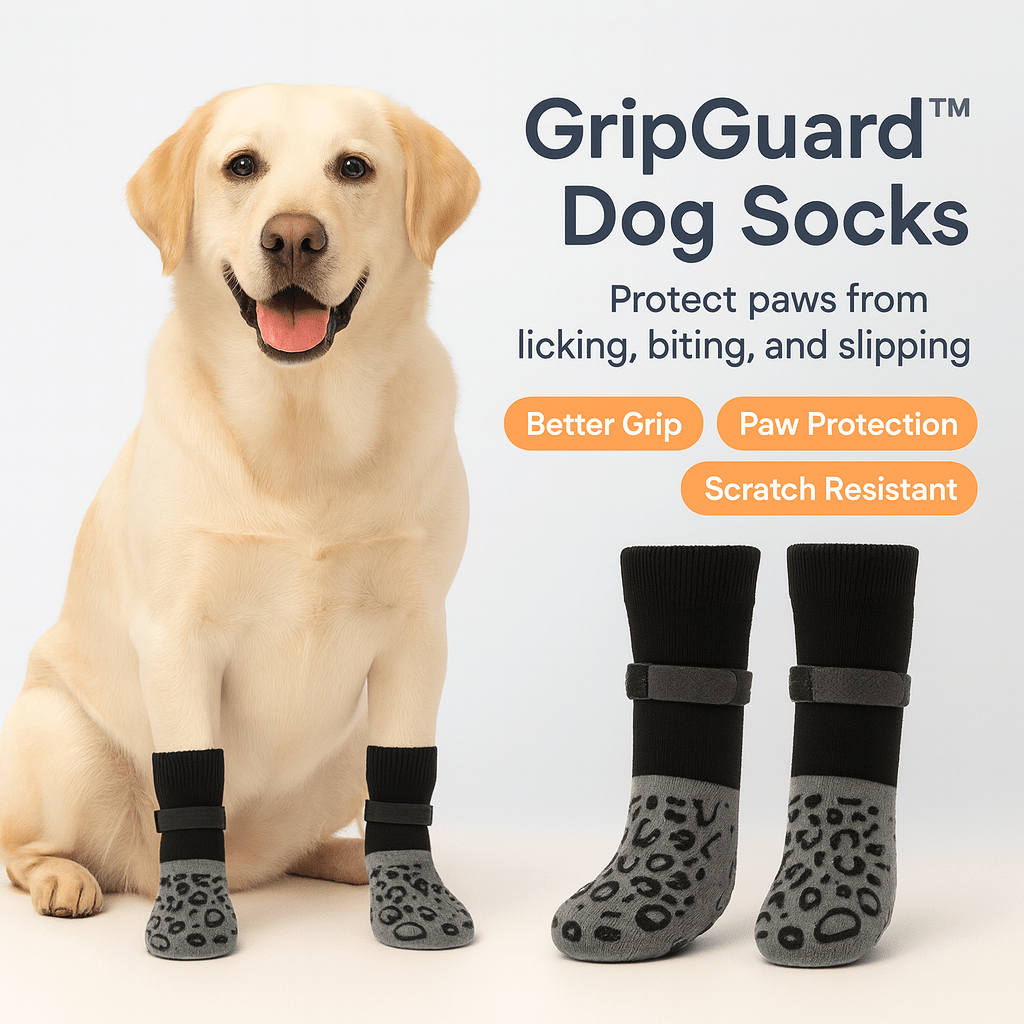 GripGuard™ Dog Socks – 4 Pack - PAWSTHENTICS