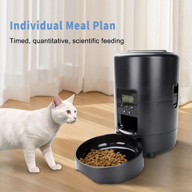 HEYBO Automatic Cat Feeder 2L Dry Food Dispenser - PAWSTHENTICS