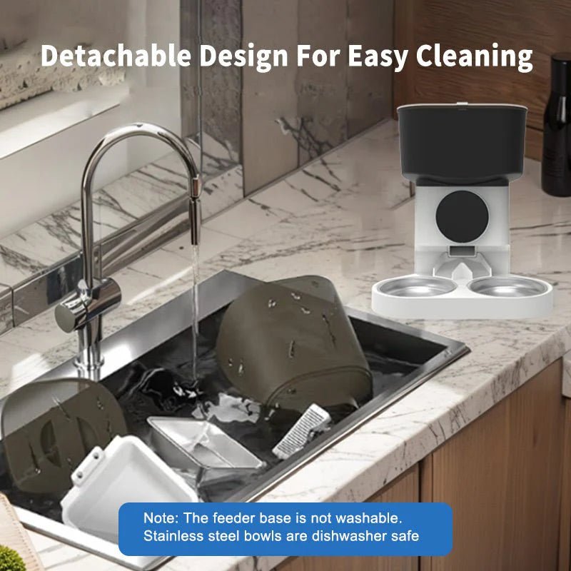 HEYBO Smart Automatic Cat Feeder - 7L - Reliable Automatic Cat Food Dispenser - PAWSTHENTICS