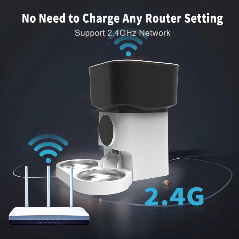 HEYBO Smart Automatic Cat Feeder - 7L - Reliable Automatic Cat Food Dispenser - PAWSTHENTICS