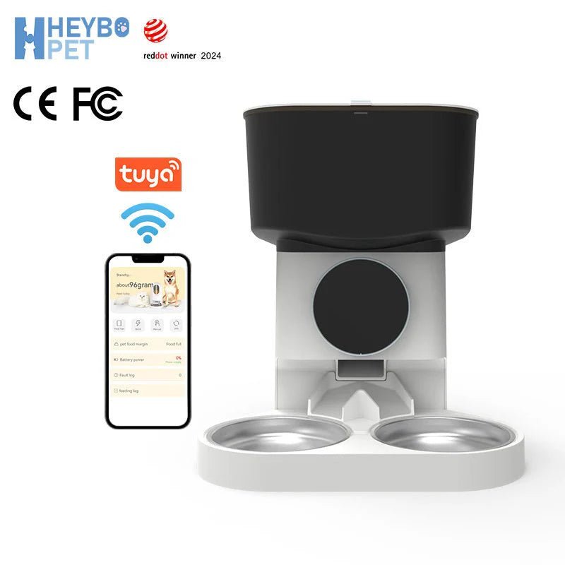HEYBO Smart Automatic Cat Feeder - 7L - Reliable Automatic Cat Food Dispenser - PAWSTHENTICS