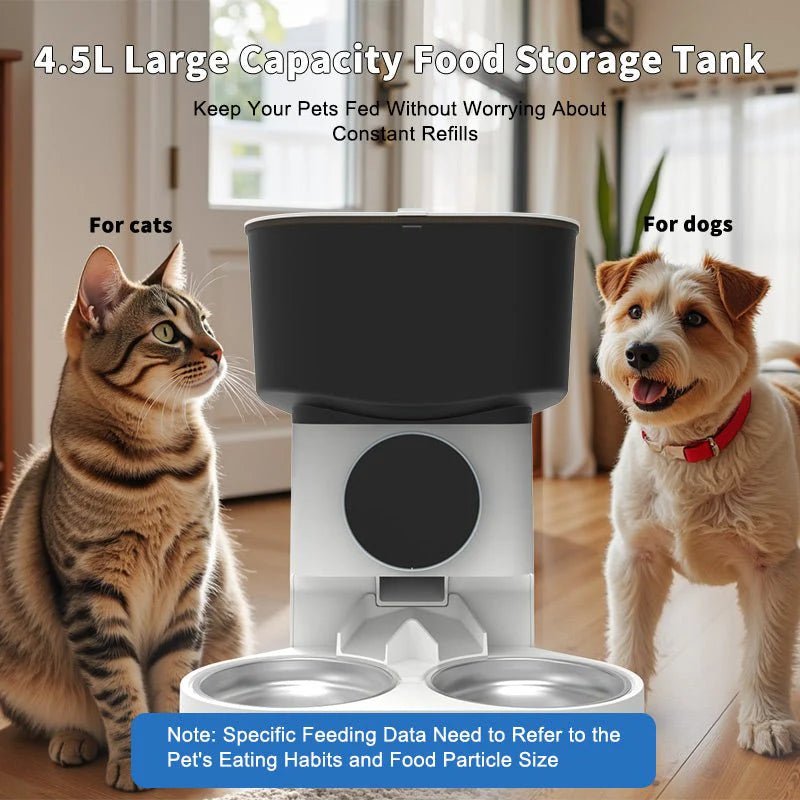 HEYBO Smart Automatic Cat Feeder - 7L - Reliable Automatic Cat Food Dispenser - PAWSTHENTICS