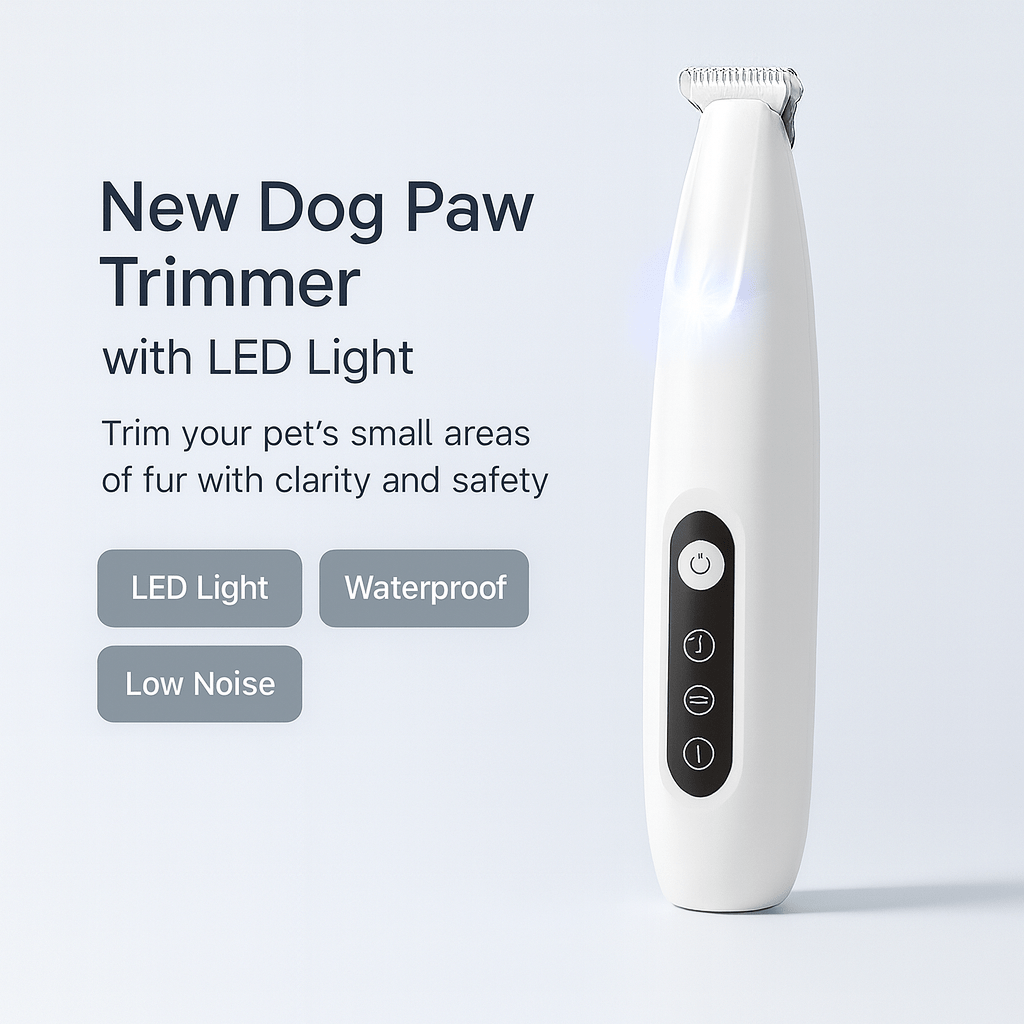 New Dog Paw Trimmer with LED Light - PAWSTHENTICS