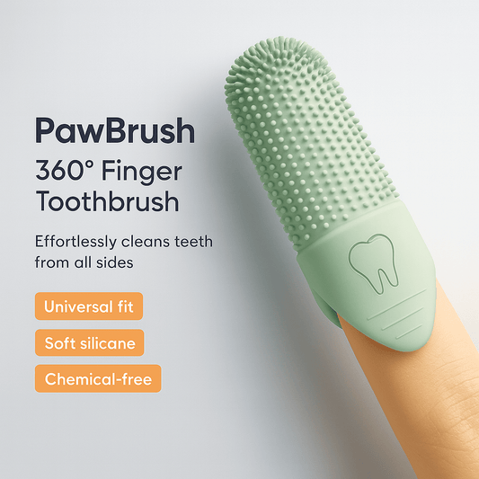 PawBrush™ 360° Finger Toothbrush - PAWSTHENTICS